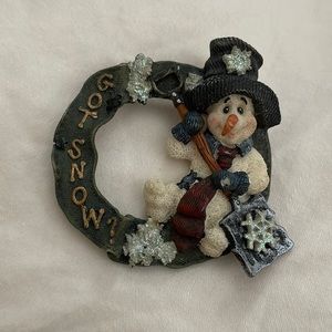 Boyds Bear “got snow?” Pin